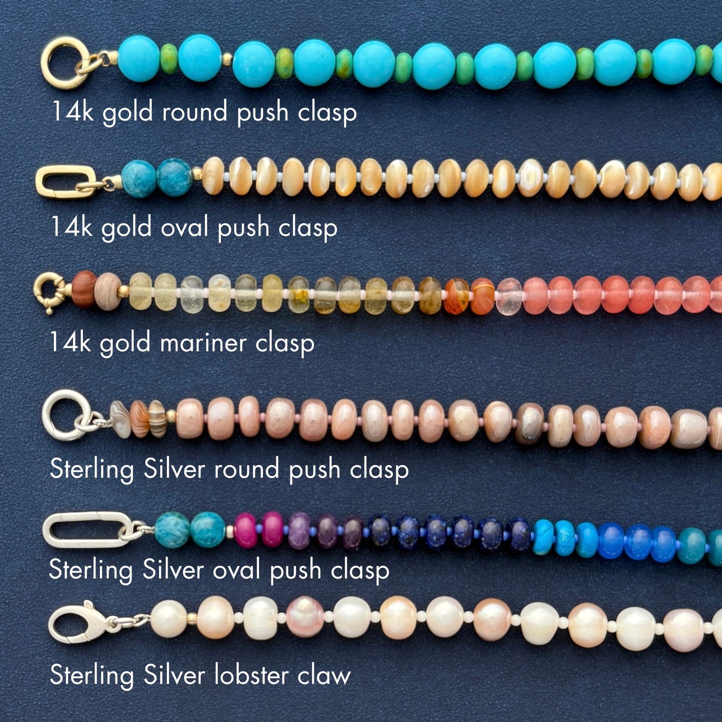 The essential necklace : southwest green and blue turquoise - Natural Gemstone Beaded Necklace