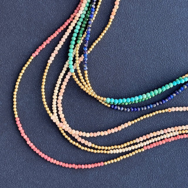THIN GEMSTONE STRANDS