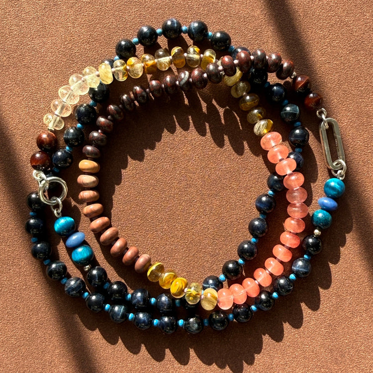 STATEMENT GEMSTONE NECKLACES