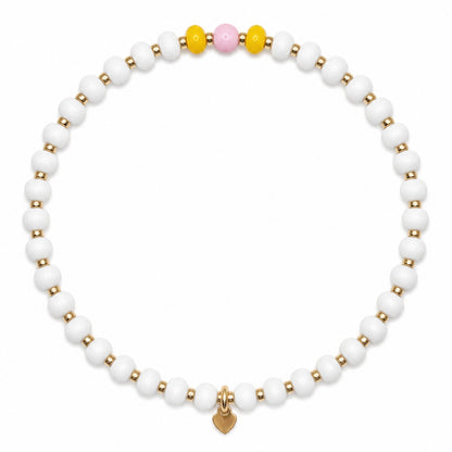 The HAPPY bracelet : the white pop bracelet