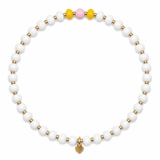 The HAPPY bracelet : the white pop bracelet