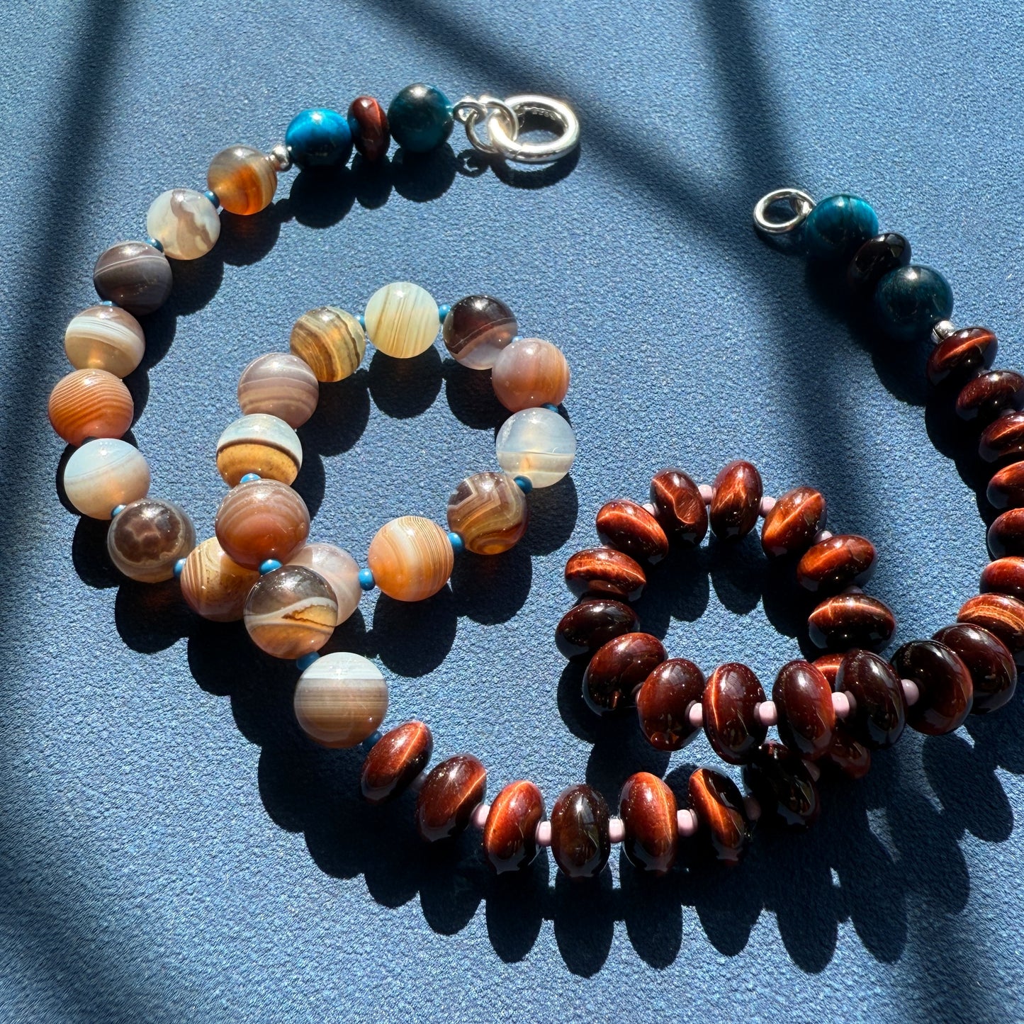 Mesa : Botswana Agate and Tiger's Eye