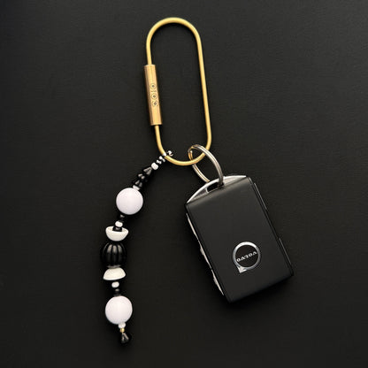 Convertible Bag Charm : TUXEDO convertible key ring, bag charm, phone charm