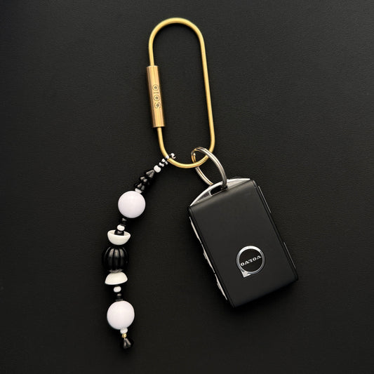 Convertible Bag Charm : TUXEDO convertible key ring, bag charm, phone charm