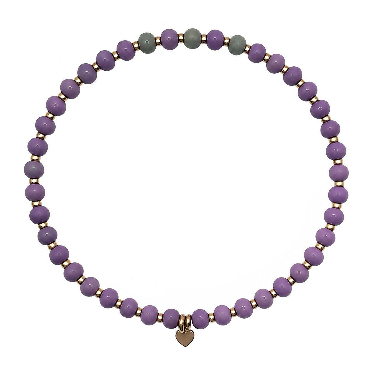 The HAPPY bracelet : hazy violet