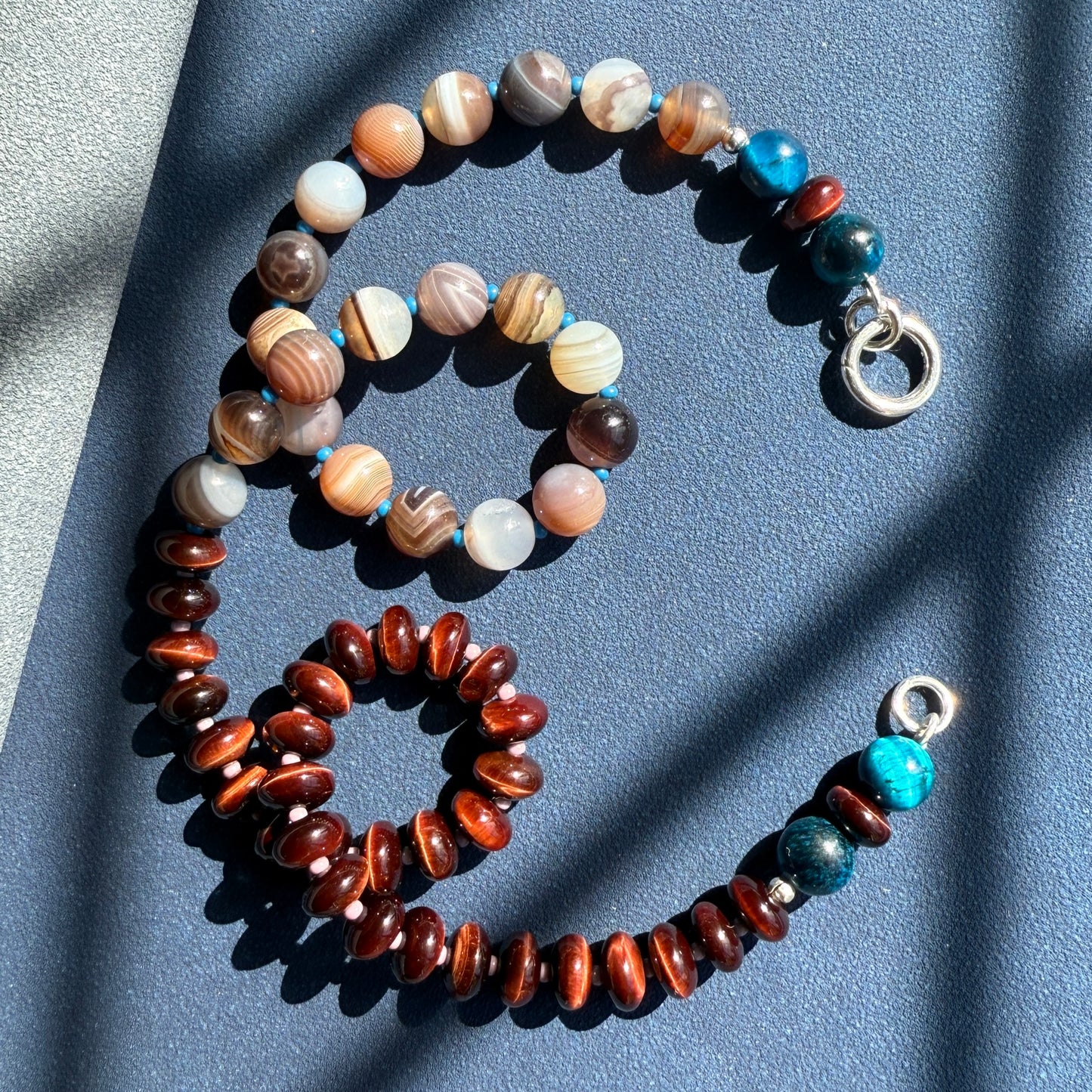 Mesa : Botswana Agate and Tiger's Eye