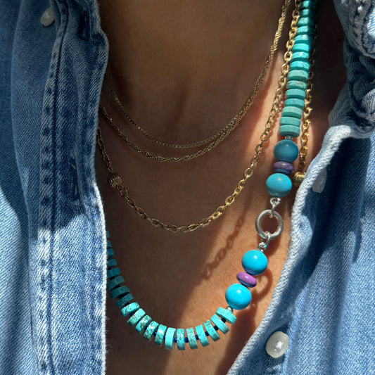 Groovy : turquoise and jasper