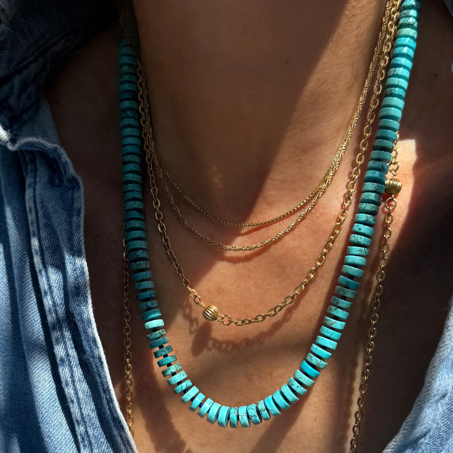 Groovy : turquoise and jasper