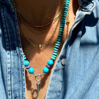 Groovy : turquoise and jasper