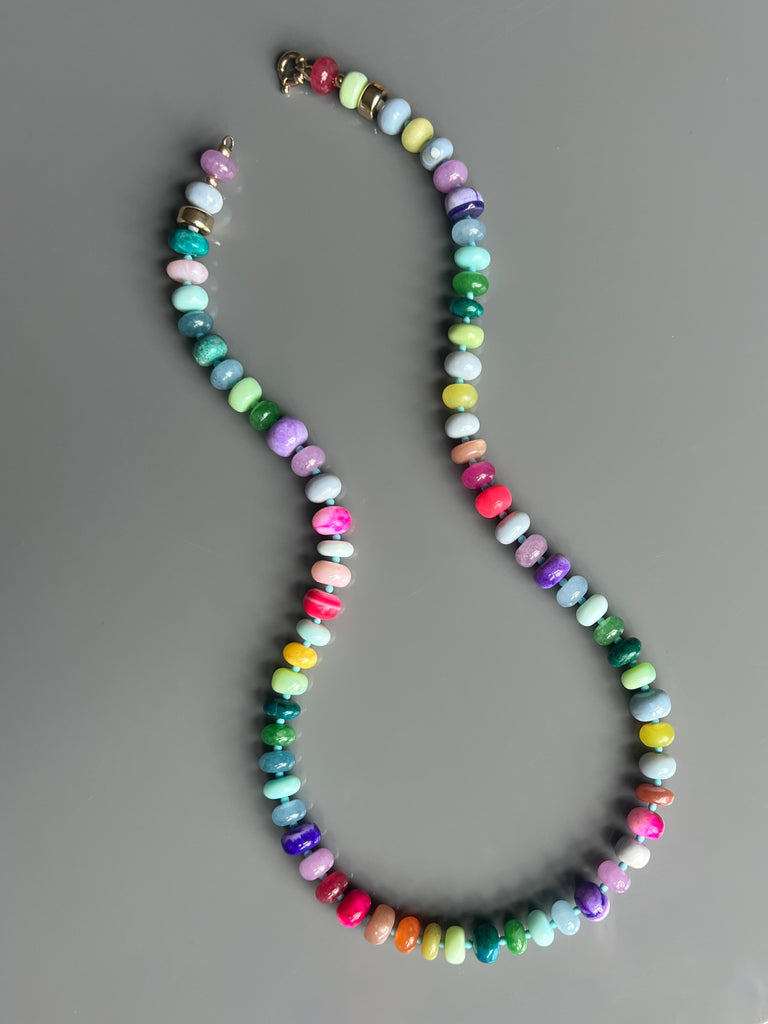 chunky rainbow + 14k gold â SOLO